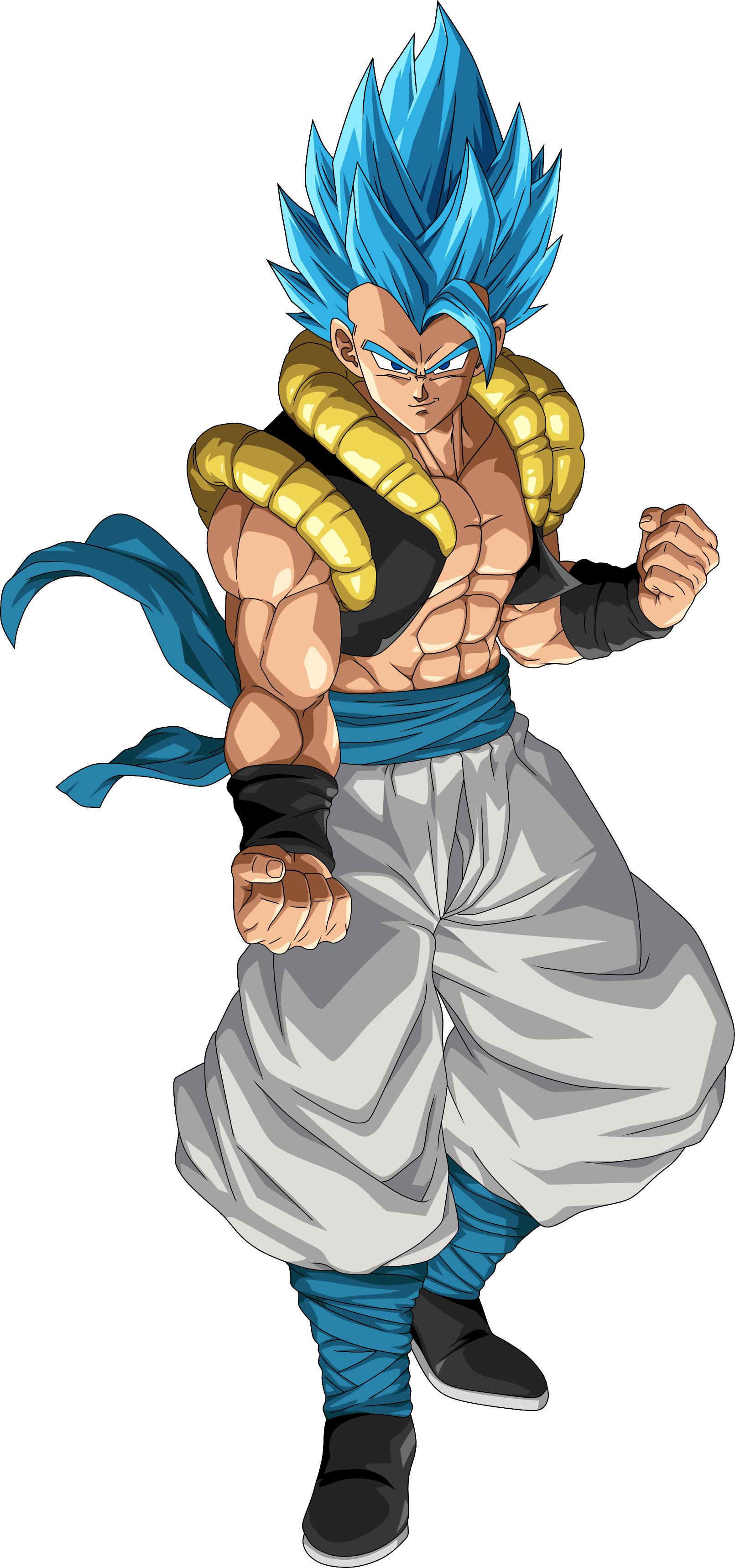 Gogeta ssj Blue swl + Aura test by Ahmedalaa9611 on DeviantArt