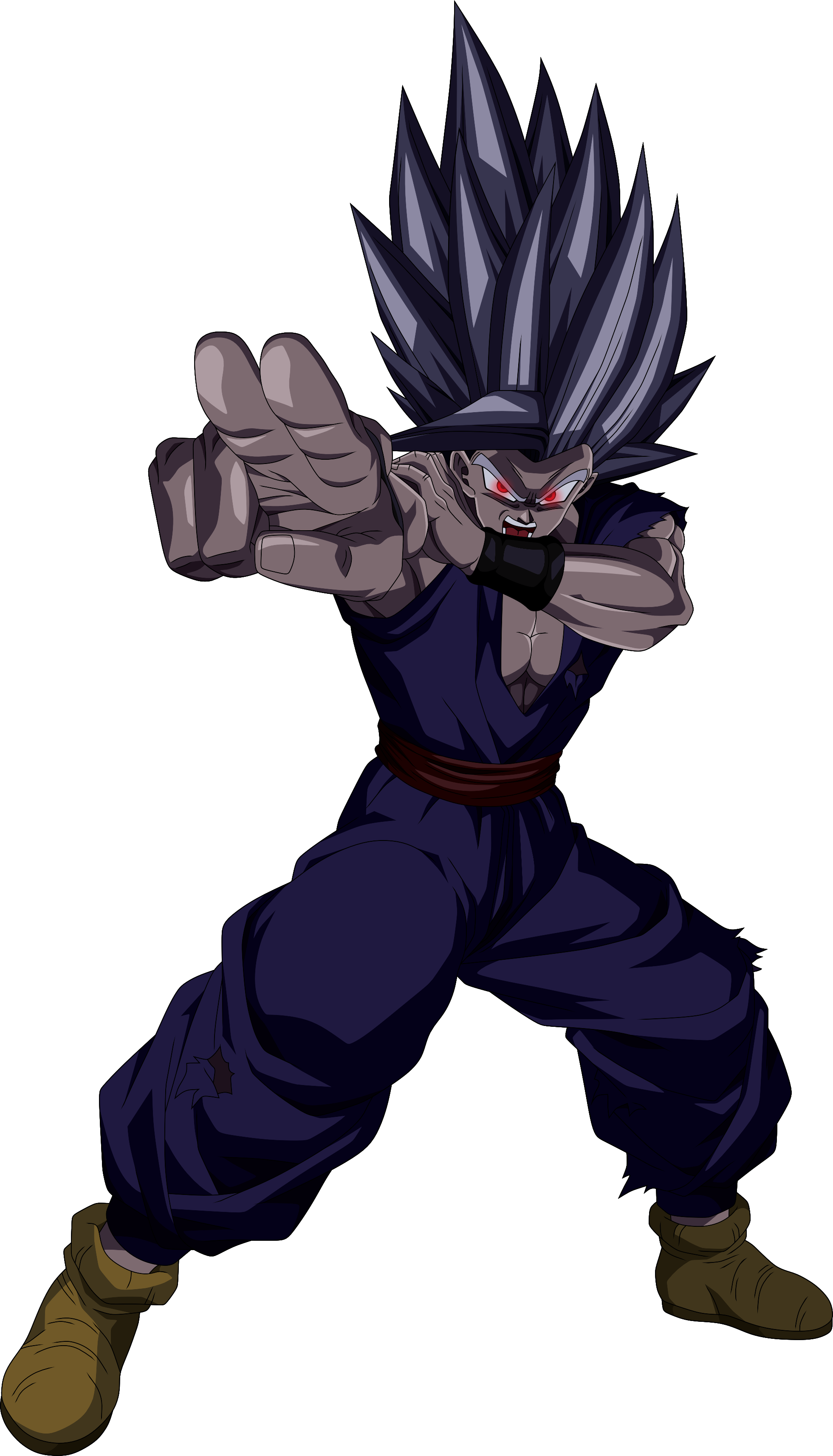 SSJ5 Gohan Render by MohaSetif on DeviantArt