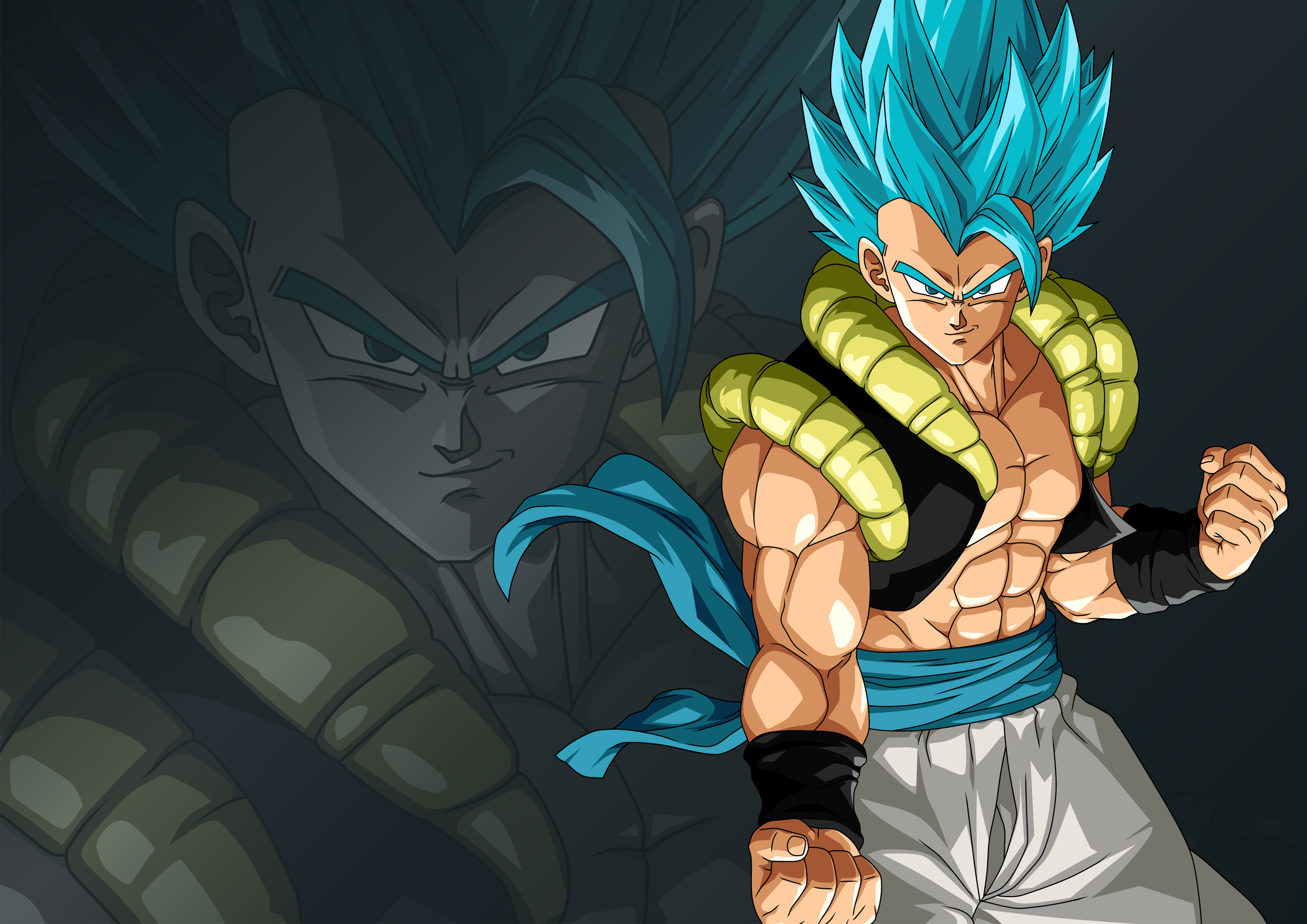 Gogeta Super Sayajin Blue (Wallpaper) by Zelves123 on DeviantArt