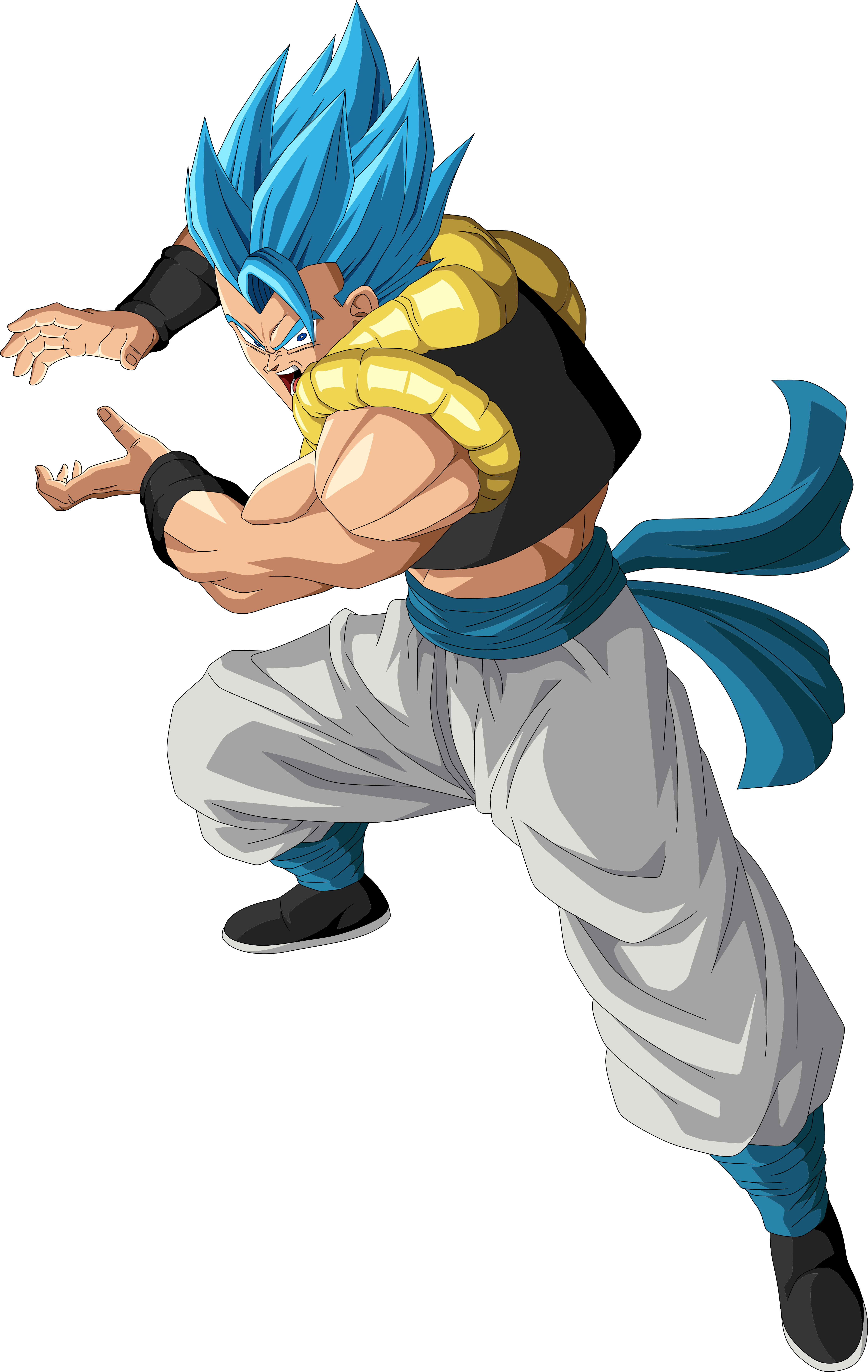 Blue Evolution Gogeta PNG Format by GogitoYTB on DeviantArt