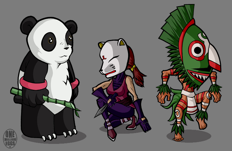 Panda x Kunimitsu x Mudman