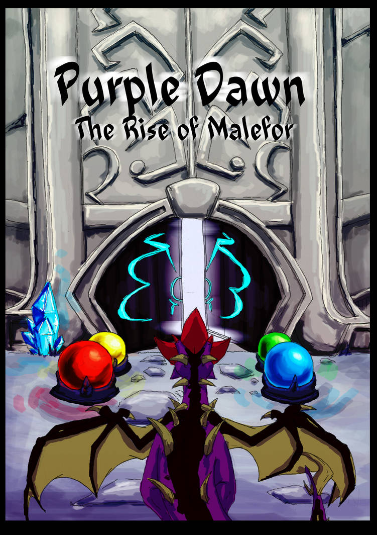 Purple Dawn The Rise of Malefor COVER by BlazeTFD on DeviantArt