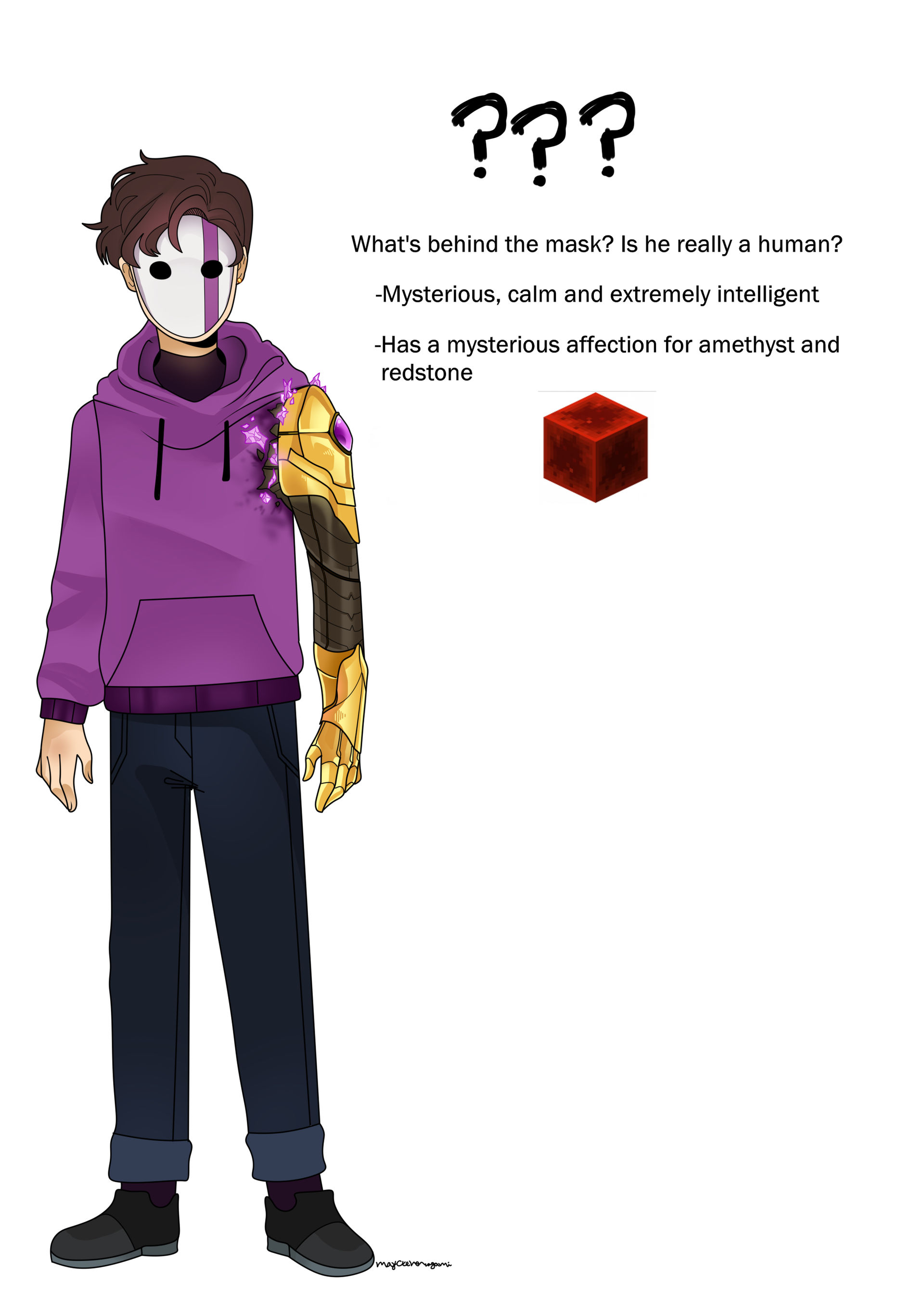 minecraft oc's design by NoragamiMaycke on DeviantArt