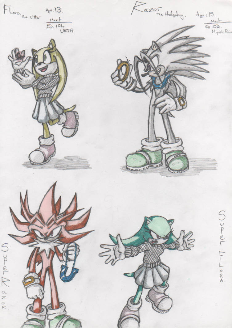 Razor and Flora by Heroicjay on DeviantArt