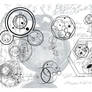 Gallifreyan Laptop Skin