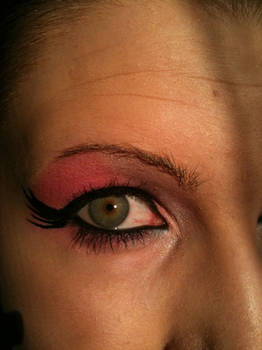 Pink Fake Eyelashes liner