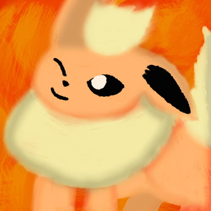 Floofy Flareon by umbporeon on DeviantArt