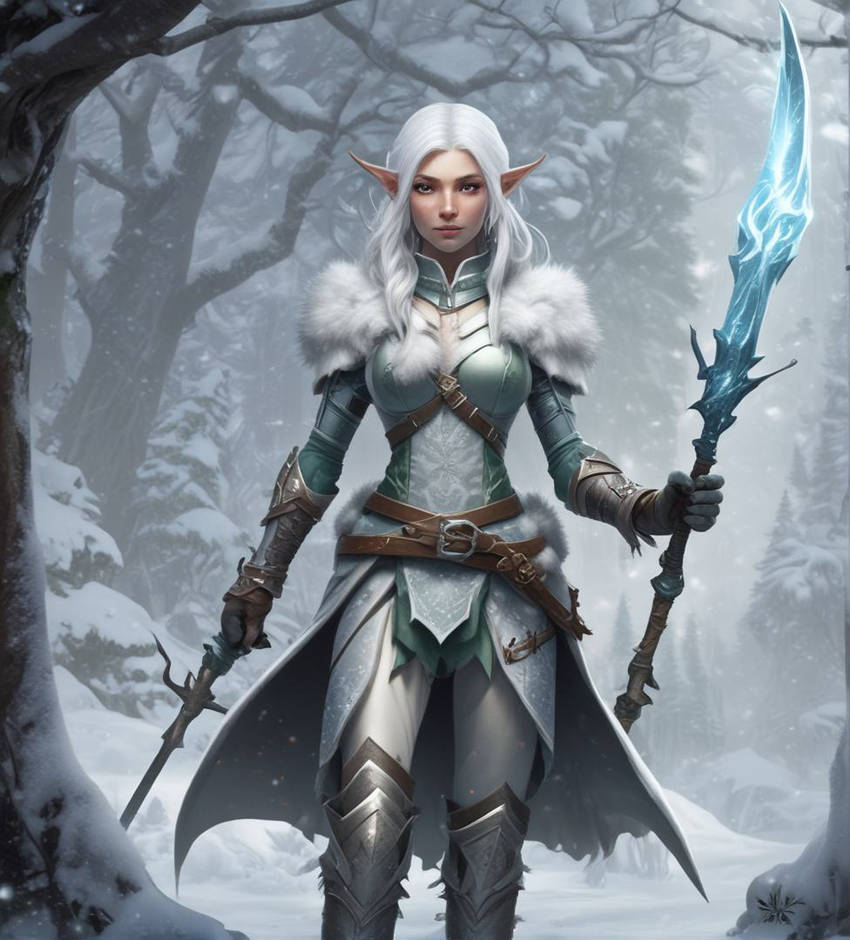 Snow Elf Ranger 2 by Zardanis on DeviantArt