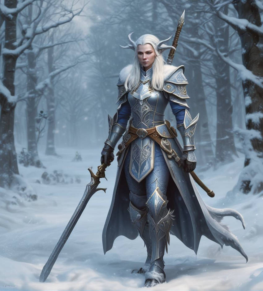Snow Elf Royal Guard by Zardanis on DeviantArt
