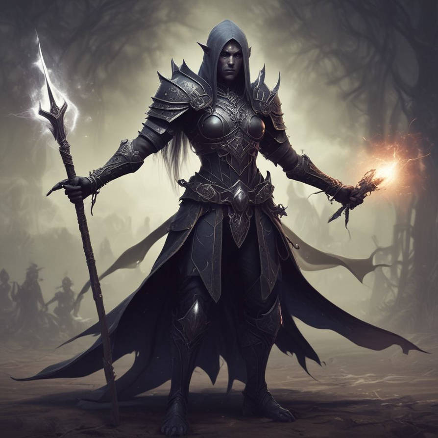 Dark Elf Royal Mage by Zardanis on DeviantArt