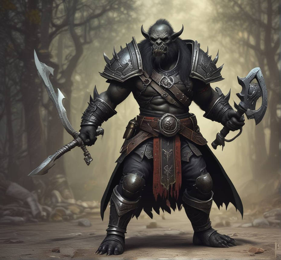 Black Orc Ranger by Zardanis on DeviantArt