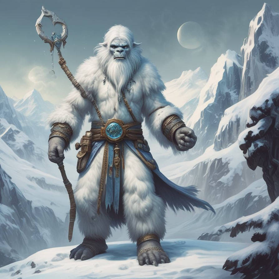 Yeti sorcerer by Zardanis on DeviantArt