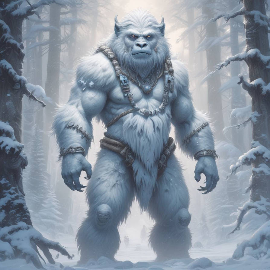 Yeti defender of nature by Zardanis on DeviantArt