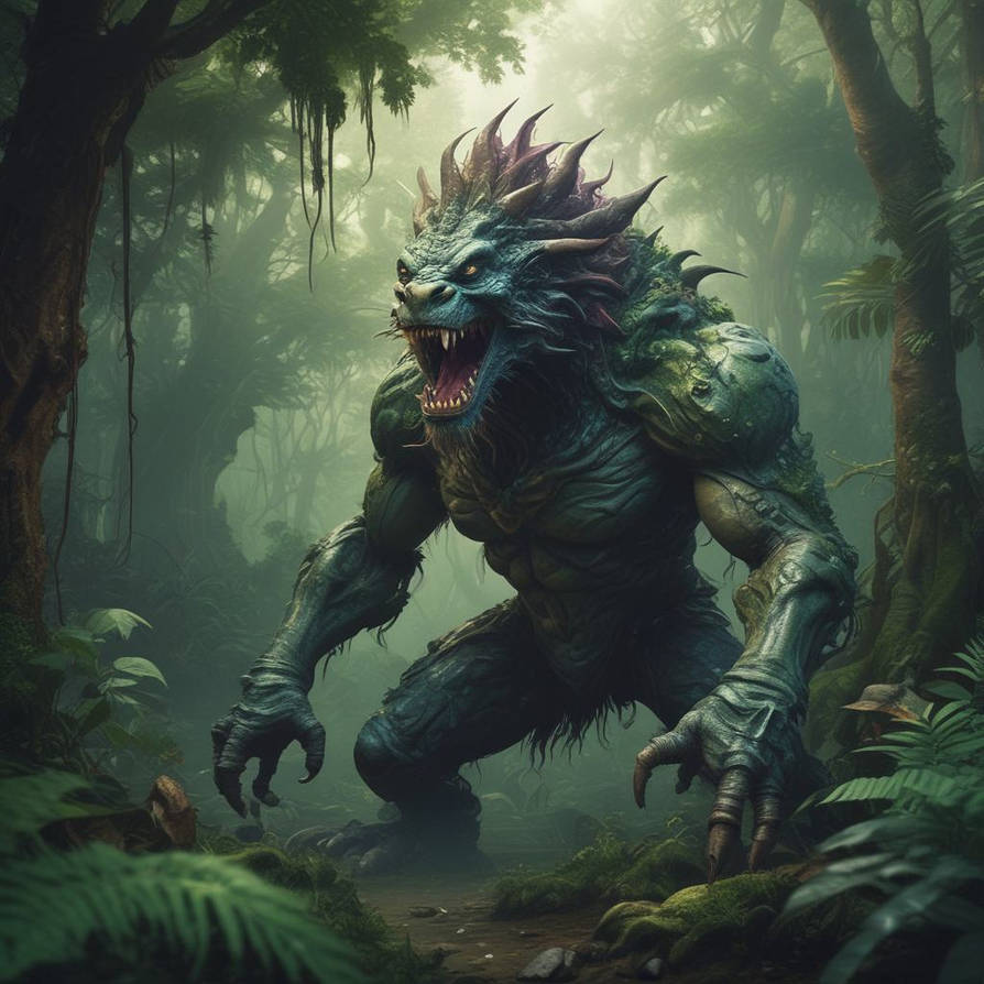 Monster Gangle Monster Of 3 Lands I Jungle Ravager by Zardanis on DeviantArt