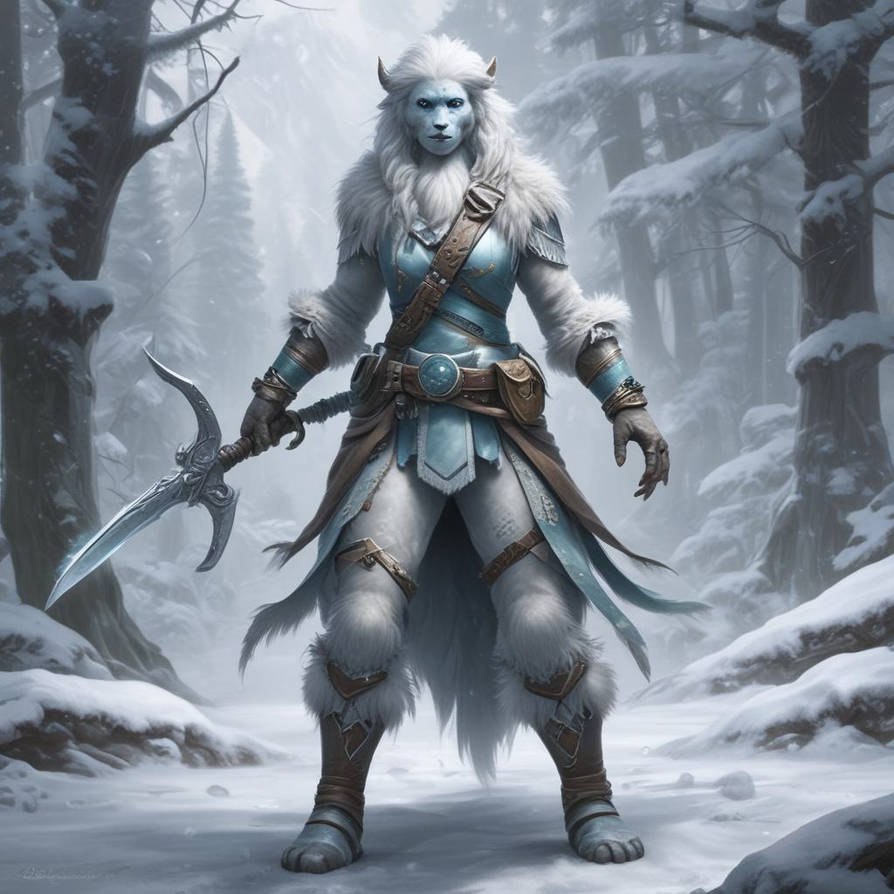 Yeti Ranger Yeti mystic ranger by Zardanis on DeviantArt