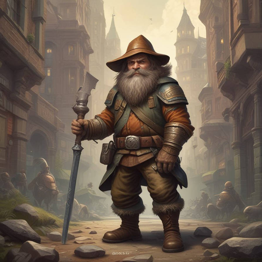 city Dwarf urban ranger by Zardanis on DeviantArt