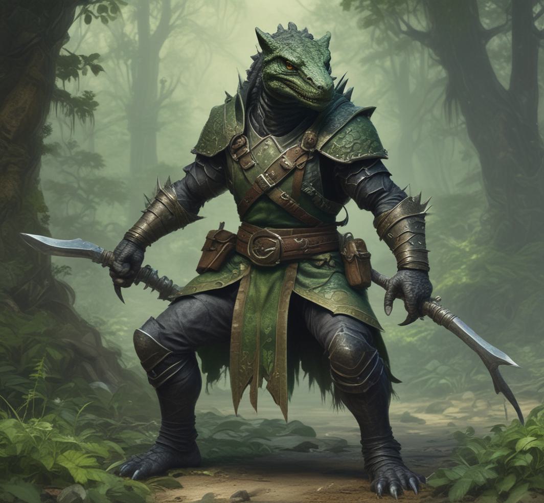 Jungle Lizardfolk Ranger by Zardanis on DeviantArt