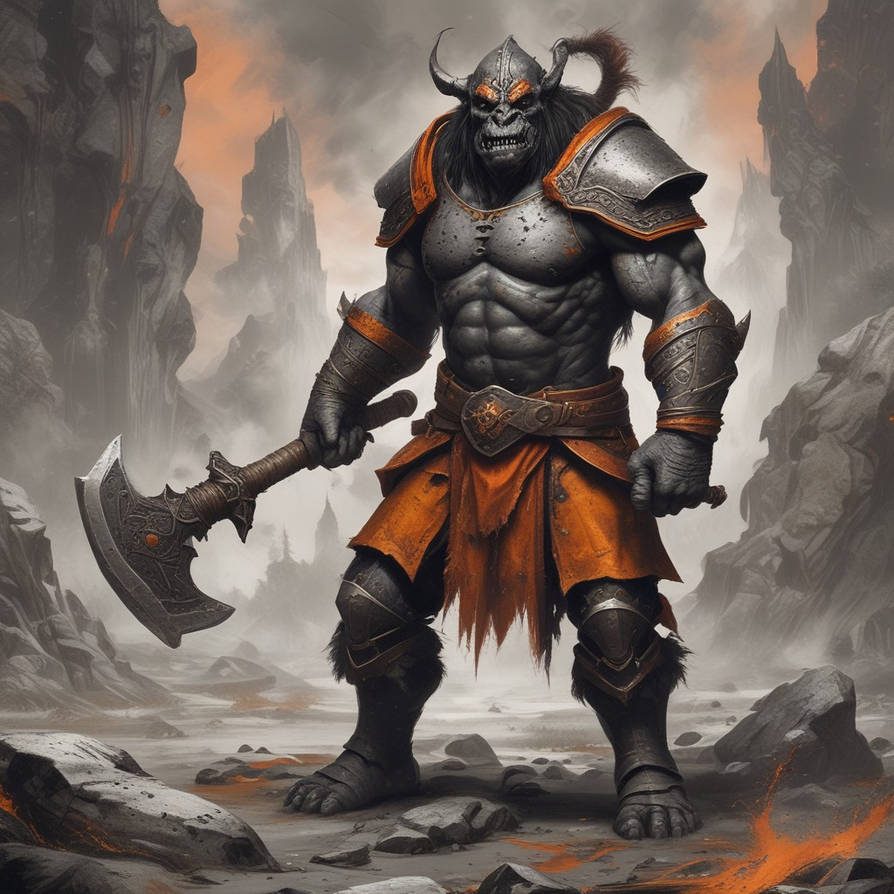 Plain Ogre Ranger Barbarian by Zardanis on DeviantArt