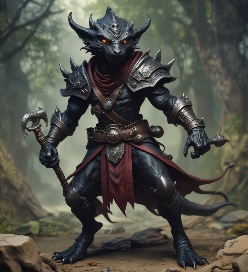 black Kobold mystic ranger by Zardanis on DeviantArt