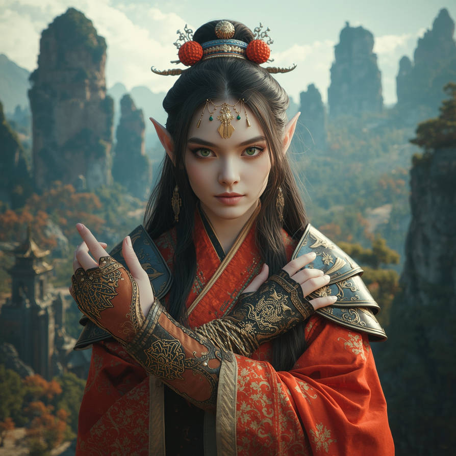 Balancing Elf Shirazie Elf Lingyan Balance Keaper by Zardanis on DeviantArt