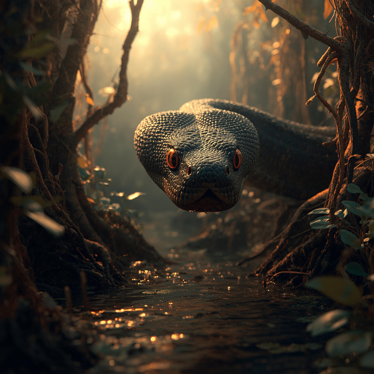 Monster of 3 lands i swamp Python by Zardanis on DeviantArt
