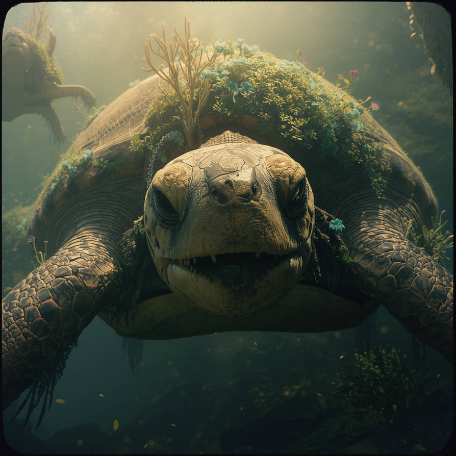 Center Ocean Herbiers Colossal Turtle 2 by Zardanis on DeviantArt