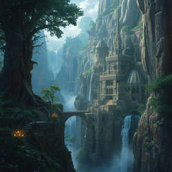 Kerzaniens Elf City of Liradon