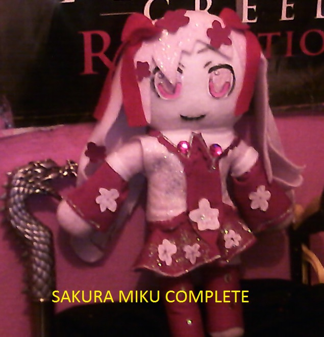 Vocaloids Sakura Miku Plushie