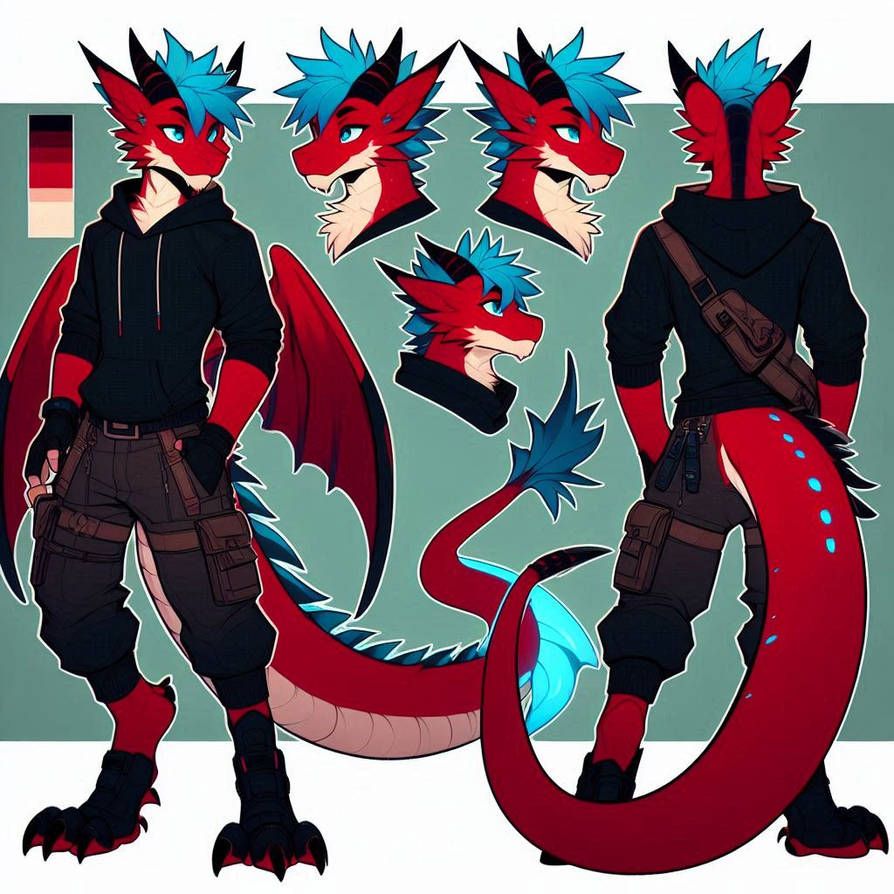 Red Furry Dragon Adopt AI by AiFurEnjoyer on DeviantArt