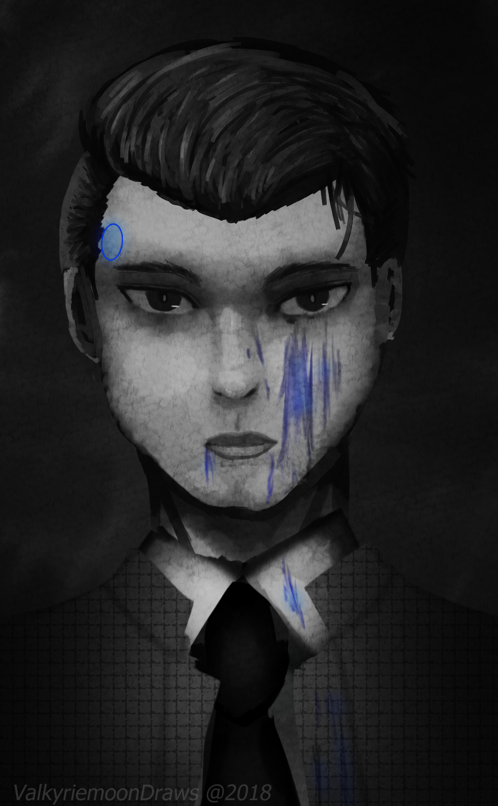 Detroit Become Human Connor by cosmogirll on DeviantArt