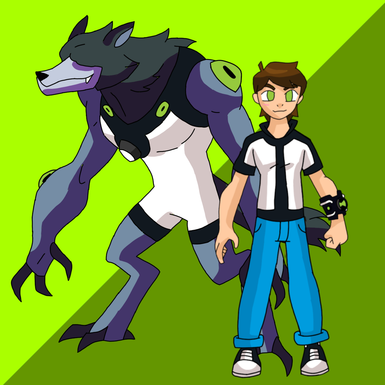 Bootless Ben Ben 10 Ultimate Alien Ben Wolf