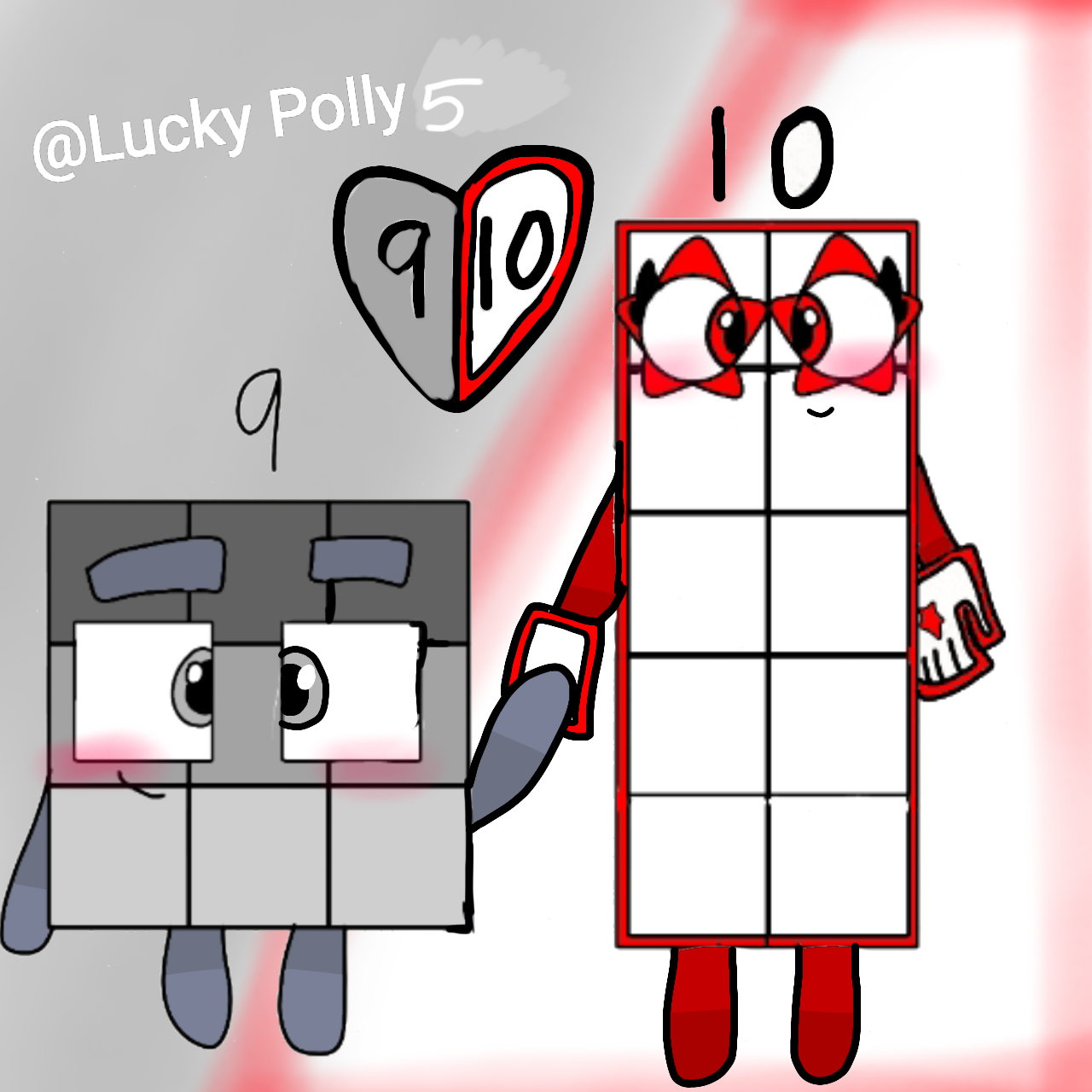Nine X Ten Numberblocks By LucyBlueFive On DeviantArt nine-x-ten-numberblocks-by-lucybluefive-on-deviantart