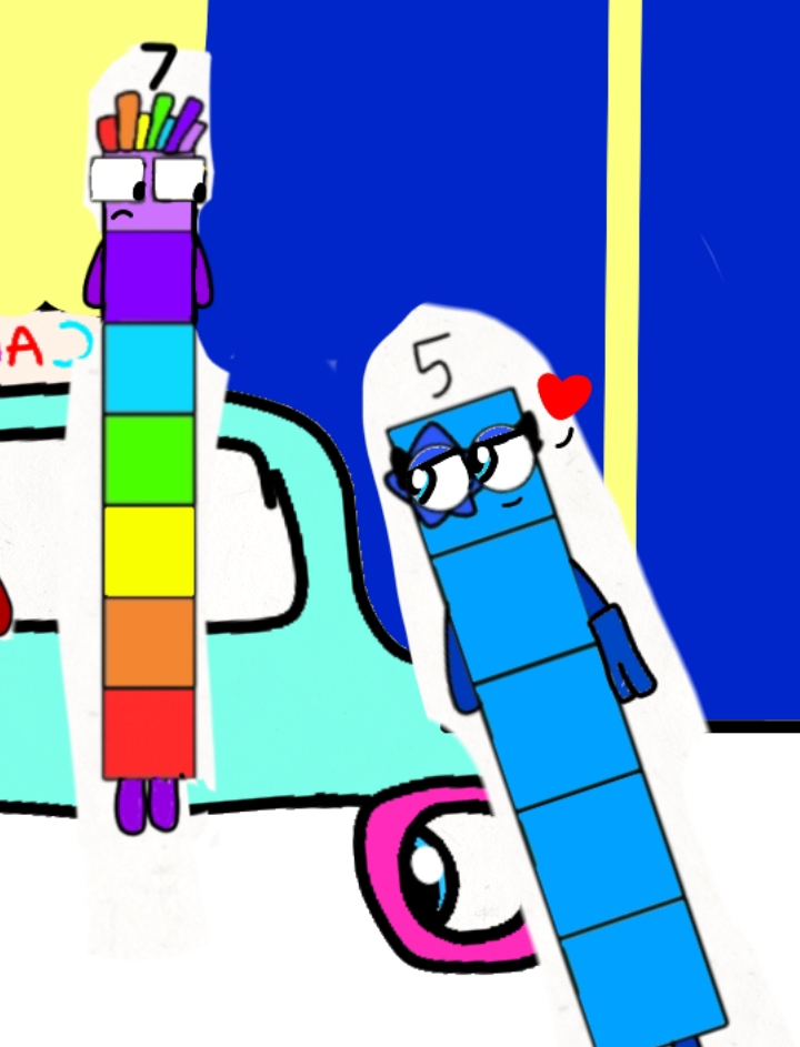 Numberblocks 449 Numberblocks 5 x 7 In Alphabet Lore Version by LucyBlueFive on DeviantArt