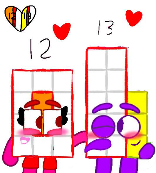 Numberblocks 12x13 by LucyBlueFive on DeviantArt