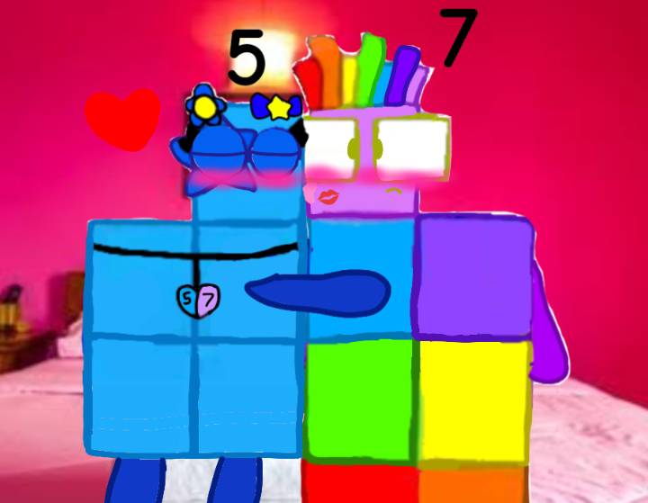 Numberblocks 449 Numberblocks 5x7 room by LucyBlueFive on DeviantArt
