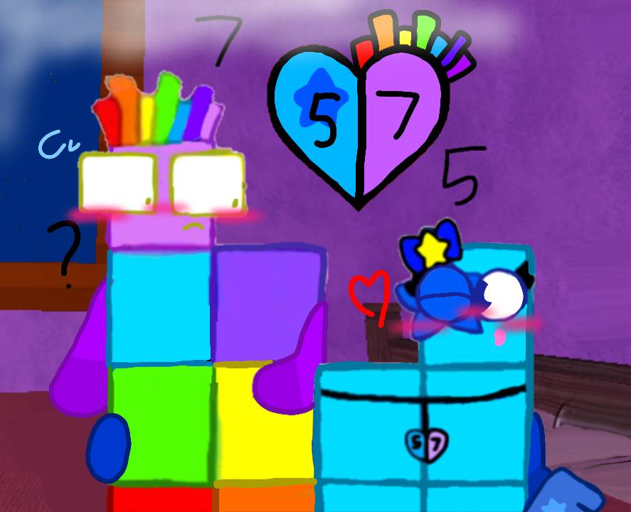 Numberblocks 7 X 5 by LucyBlueFive on DeviantArt