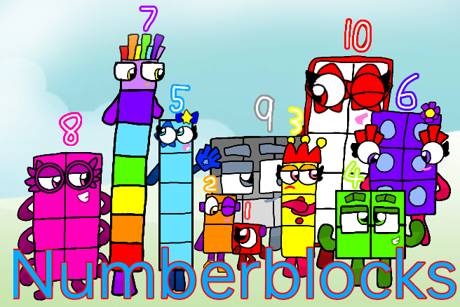 Numberblocks Fanart by LucyBlueFive on DeviantArt