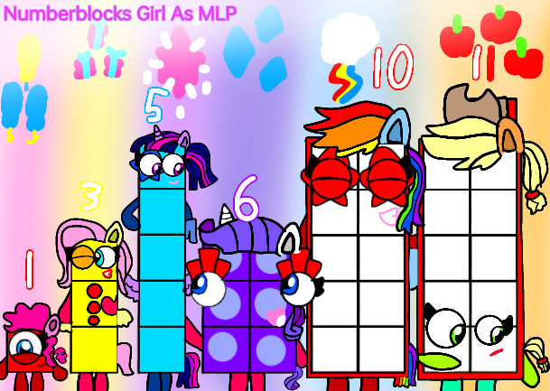 Numberblocks In MLP by LucyBlueFive on DeviantArt