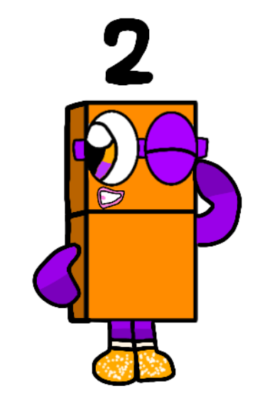 Numberblock two in PNG by LucyBlueFive on DeviantArt