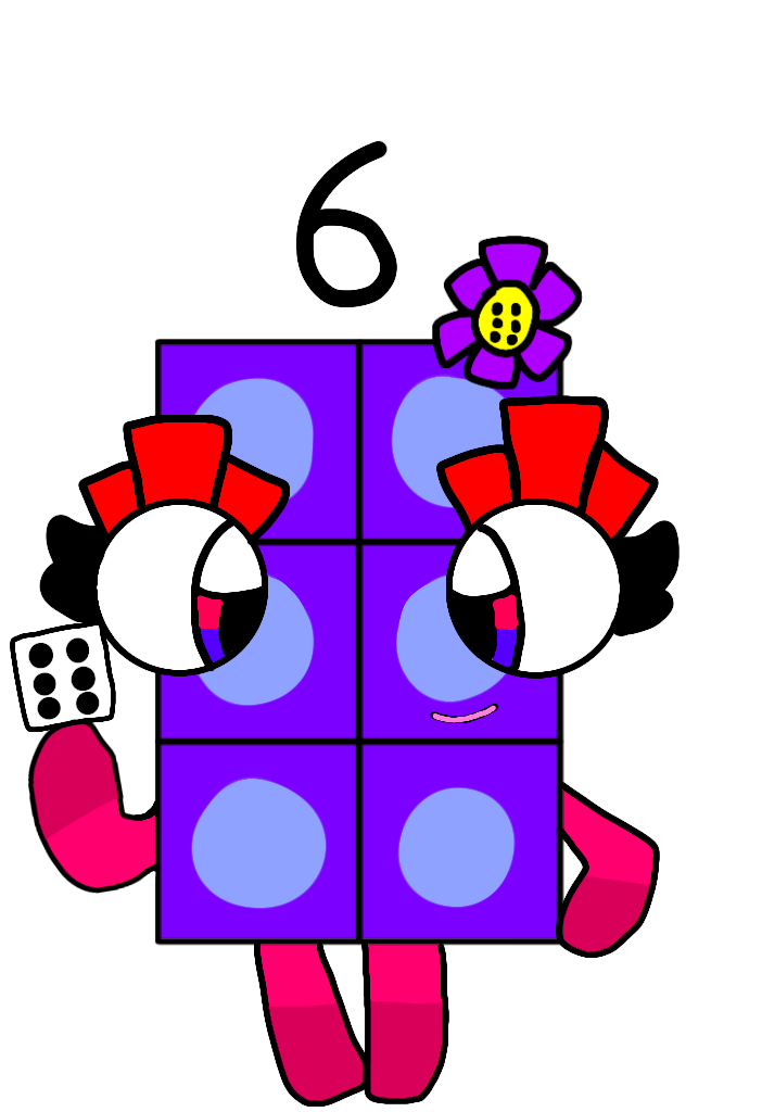 Numberblock Six In PNG By LucyBlueFive On DeviantArt numberblock-six-in-png-by-lucybluefive-on-deviantart
