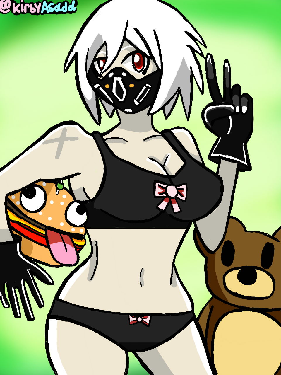 Art 167 Hush in Her Underwear