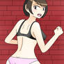 Art 266 Saeko In Her Underwear