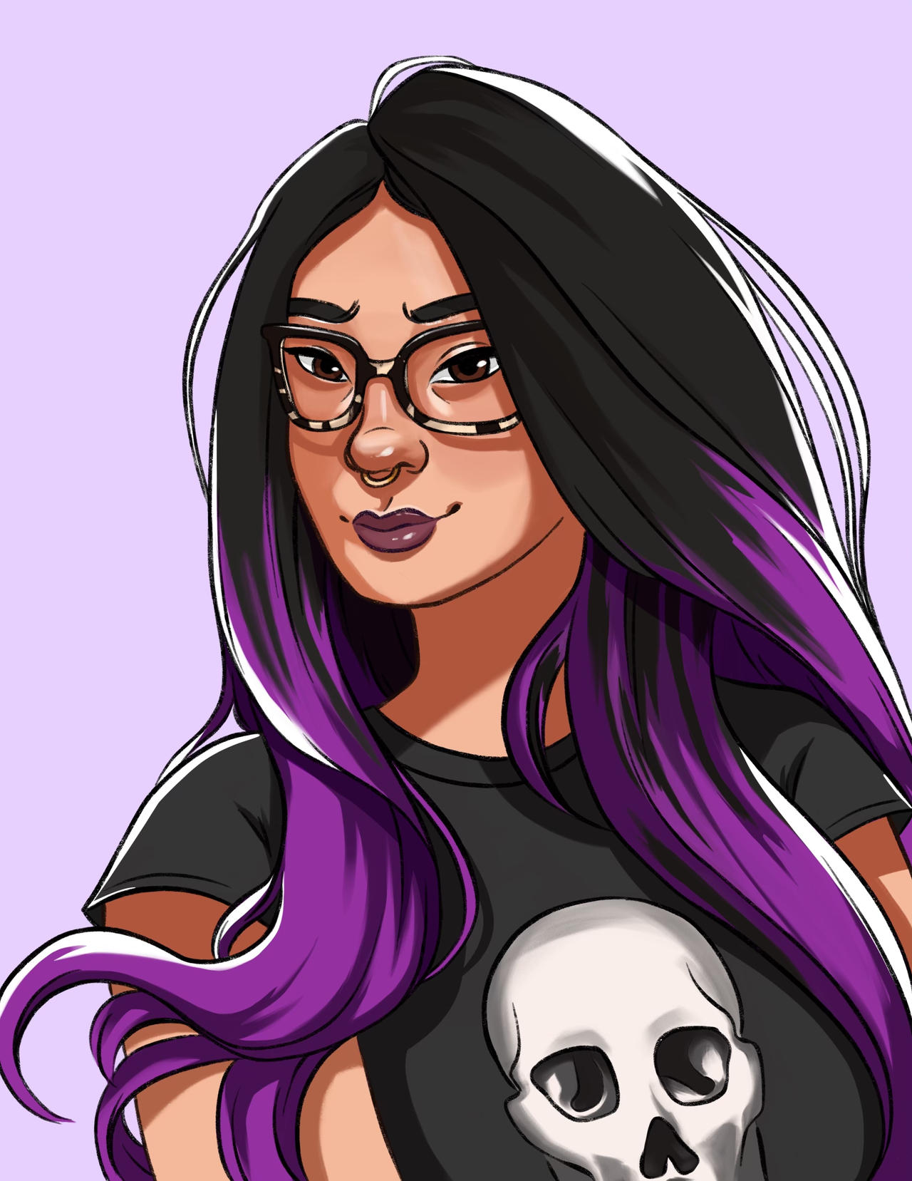 Purple Skull By Angenarts On DeviantArt purple-skull-by-angenarts-on-deviantart