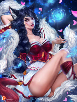 Ahri League of Legends (commission)