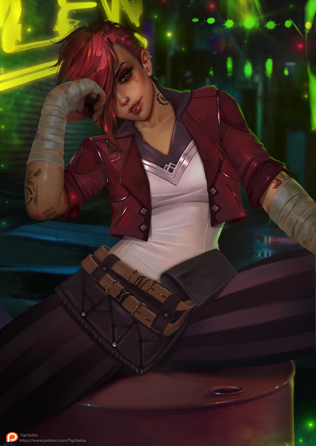 Vi from Arcane: League of Legends by Tigrsasha on DeviantArt