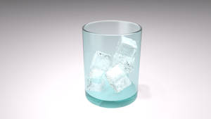 Vaso Con Hielo