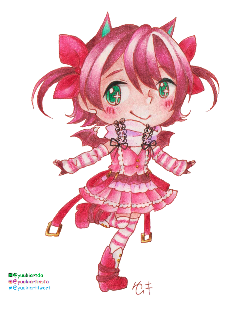Pink Bat by yuukiartda on DeviantArt