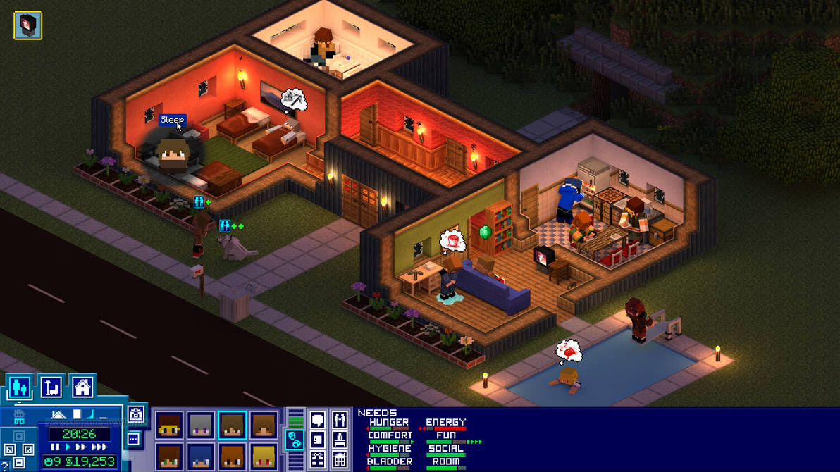 Minecraft Simping Sim's In Minecraft by sistersponypus on DeviantArt