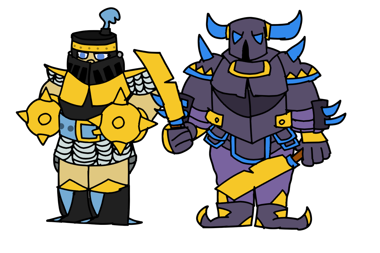 Pekka and Mega knight by MatildaManent456 on DeviantArt