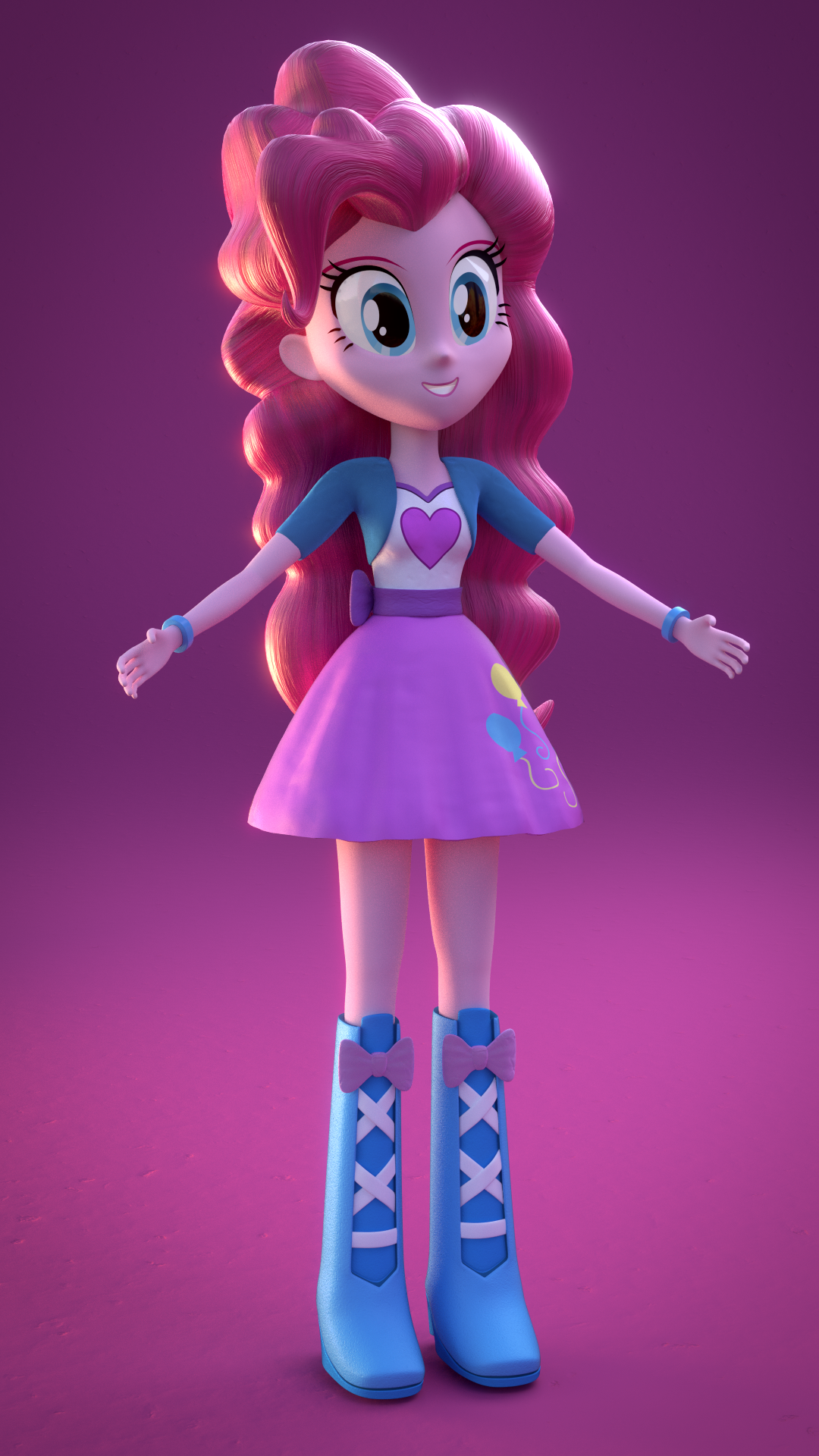 Pinkie Pie 'Caring' (EQG Blender)